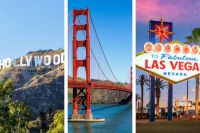 Los Angeles + San Fransisco + Las Vegas