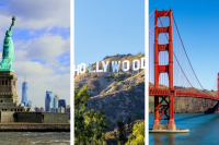 New York + Los Angeles + San Fransisco